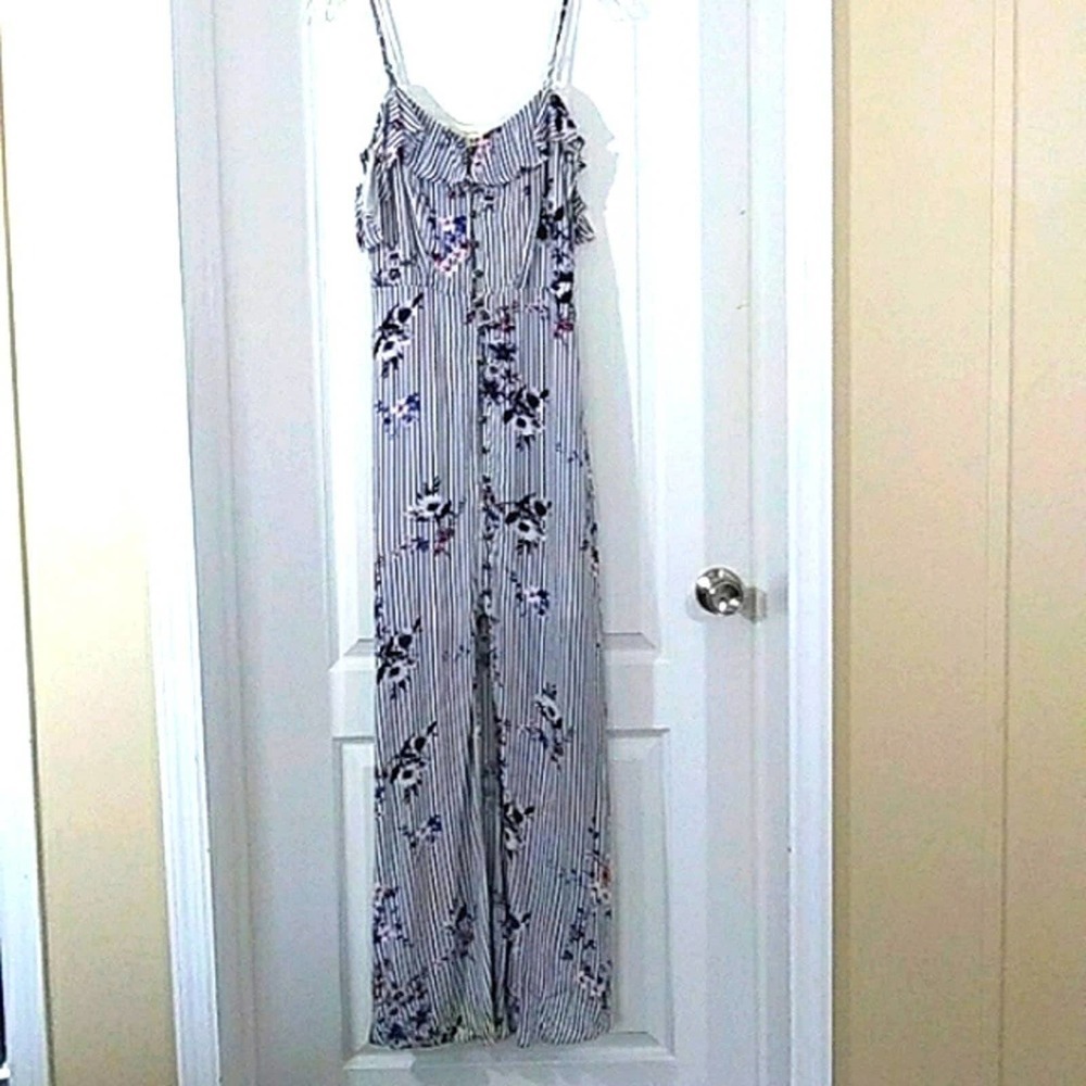 maurices floral long maxi dress size xs